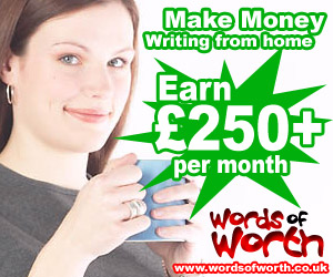 Earn money writing from home with Words of Worth